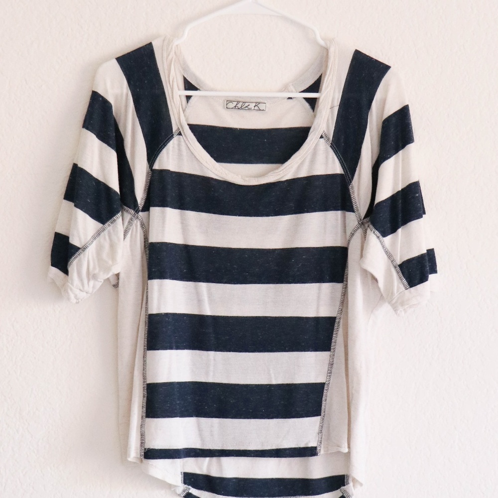 Navy & Cream Top | Nordstrom